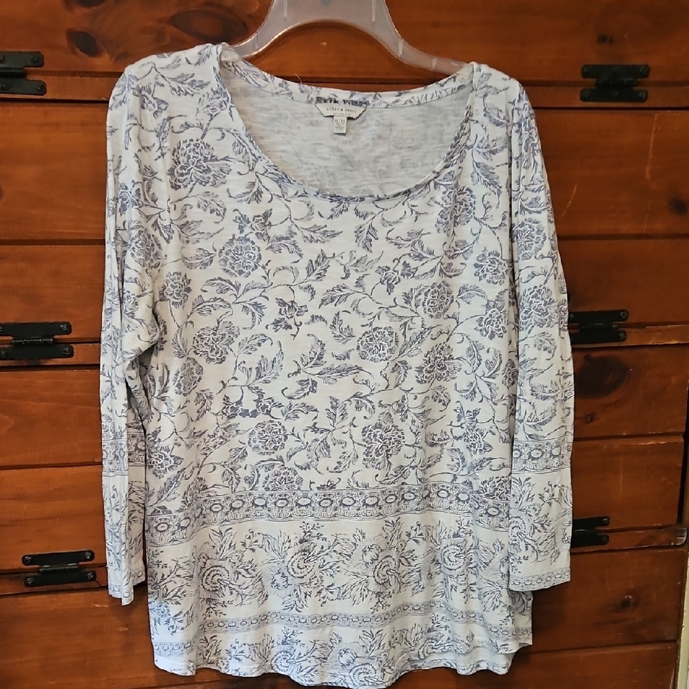 Lucky Brand Floral Long Sleeve Top